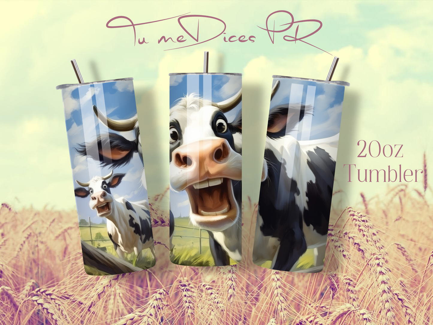 Animales Random Skinny Tumbler