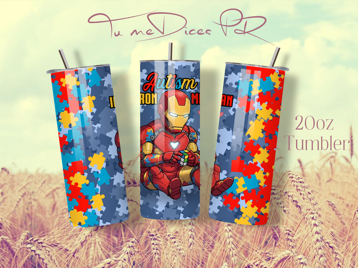AUTISMO Skinny Tumbler
