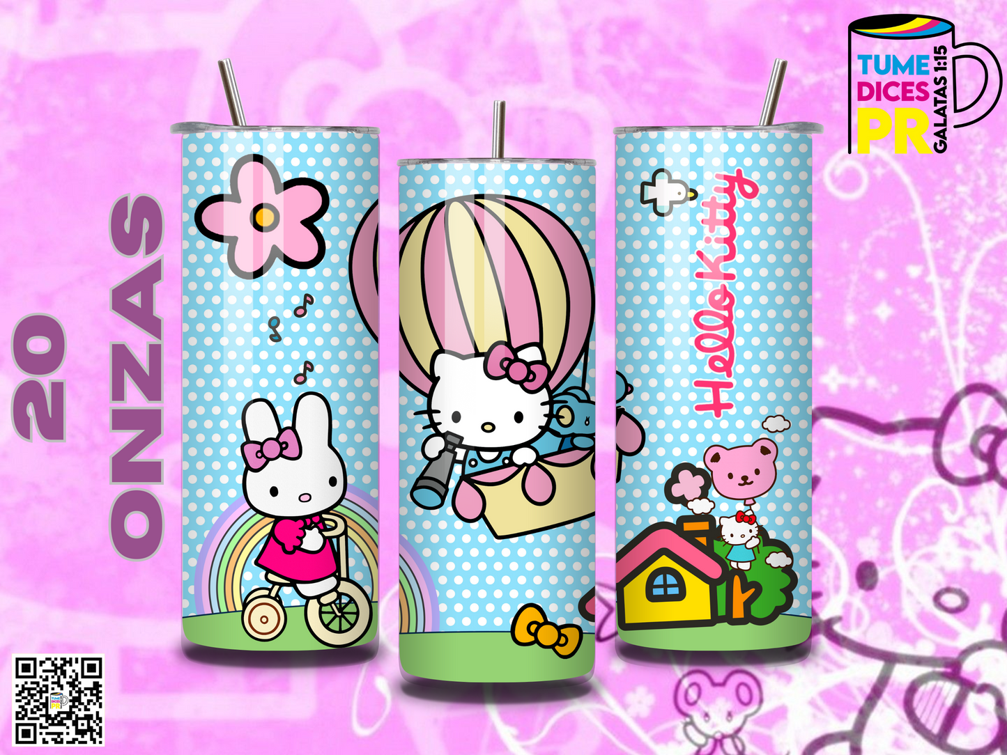 HELLO KITTY Skinny Tumbler