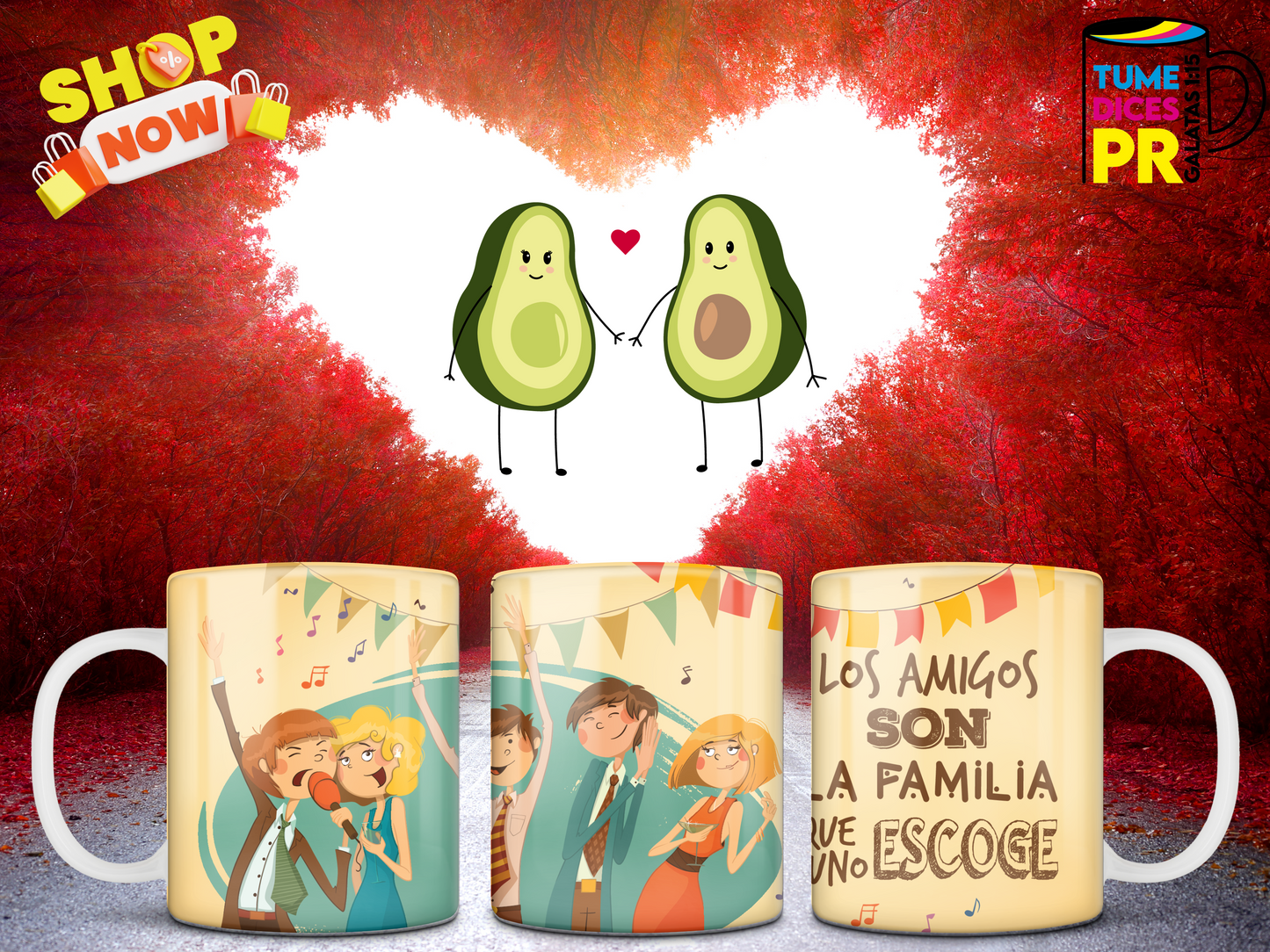 Taza AMOR Y AMISTAD 3
