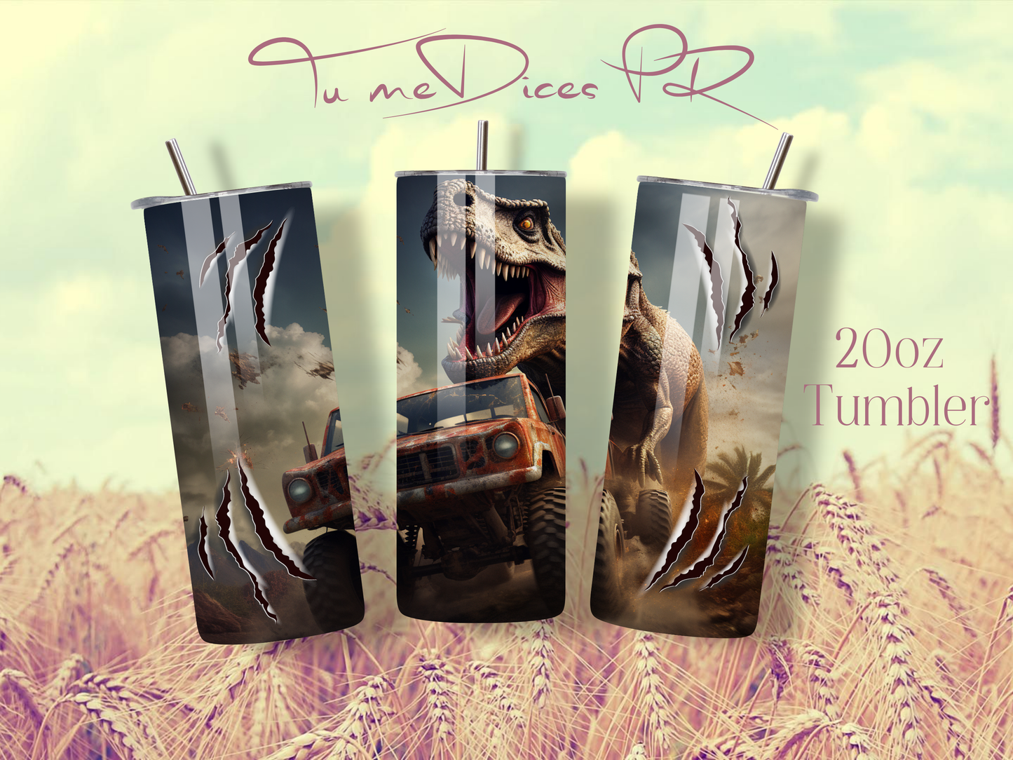 Animales Random Skinny Tumbler
