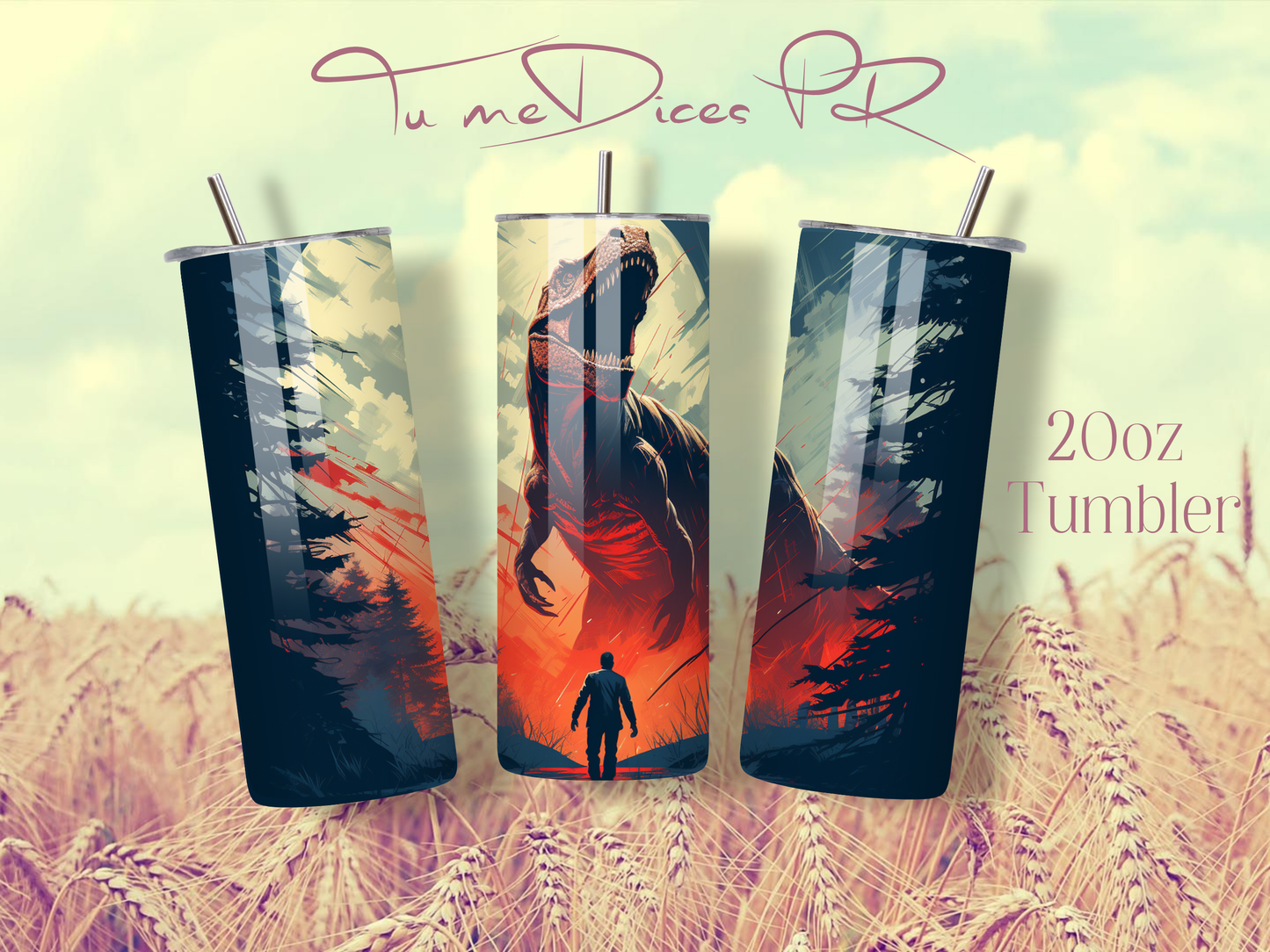 Animales Random Skinny Tumbler