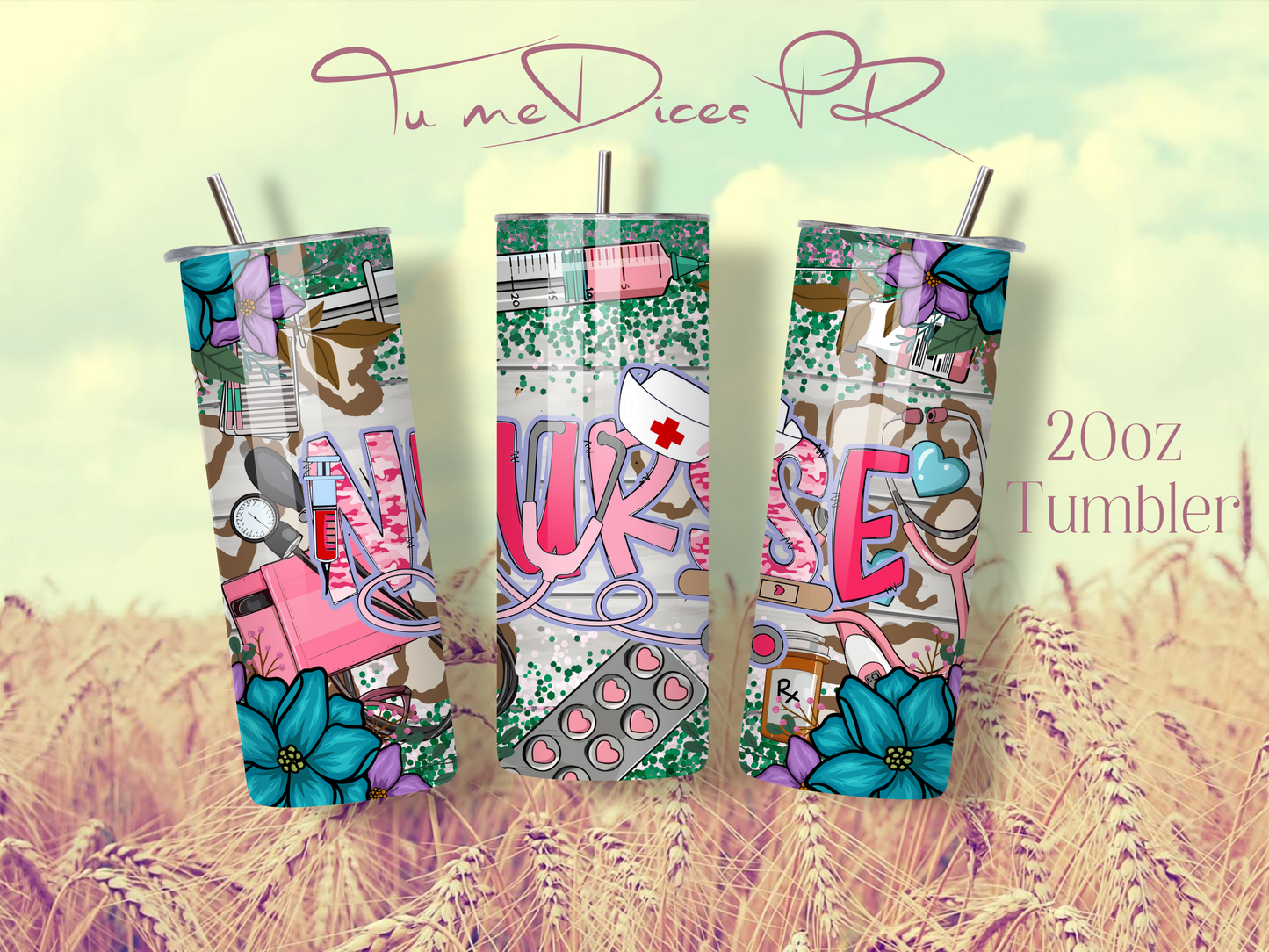 ENFERMER@S 2 Skinny Tumbler