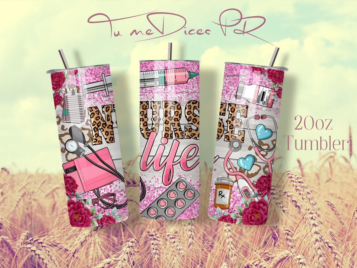 ENFERMER@S 2 Skinny Tumbler