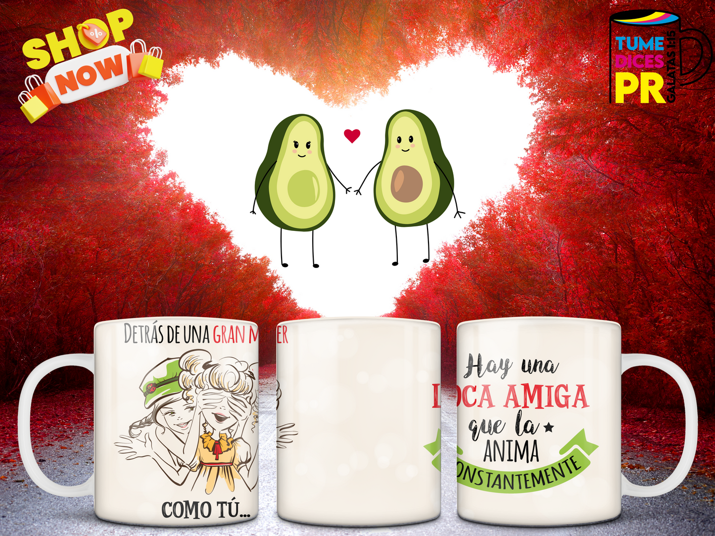 Taza AMOR Y AMISTAD 3