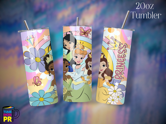 Tumbler Mundo Mágico 1 Skinny 20 oz | Personalizable | Mantiene frío y calor