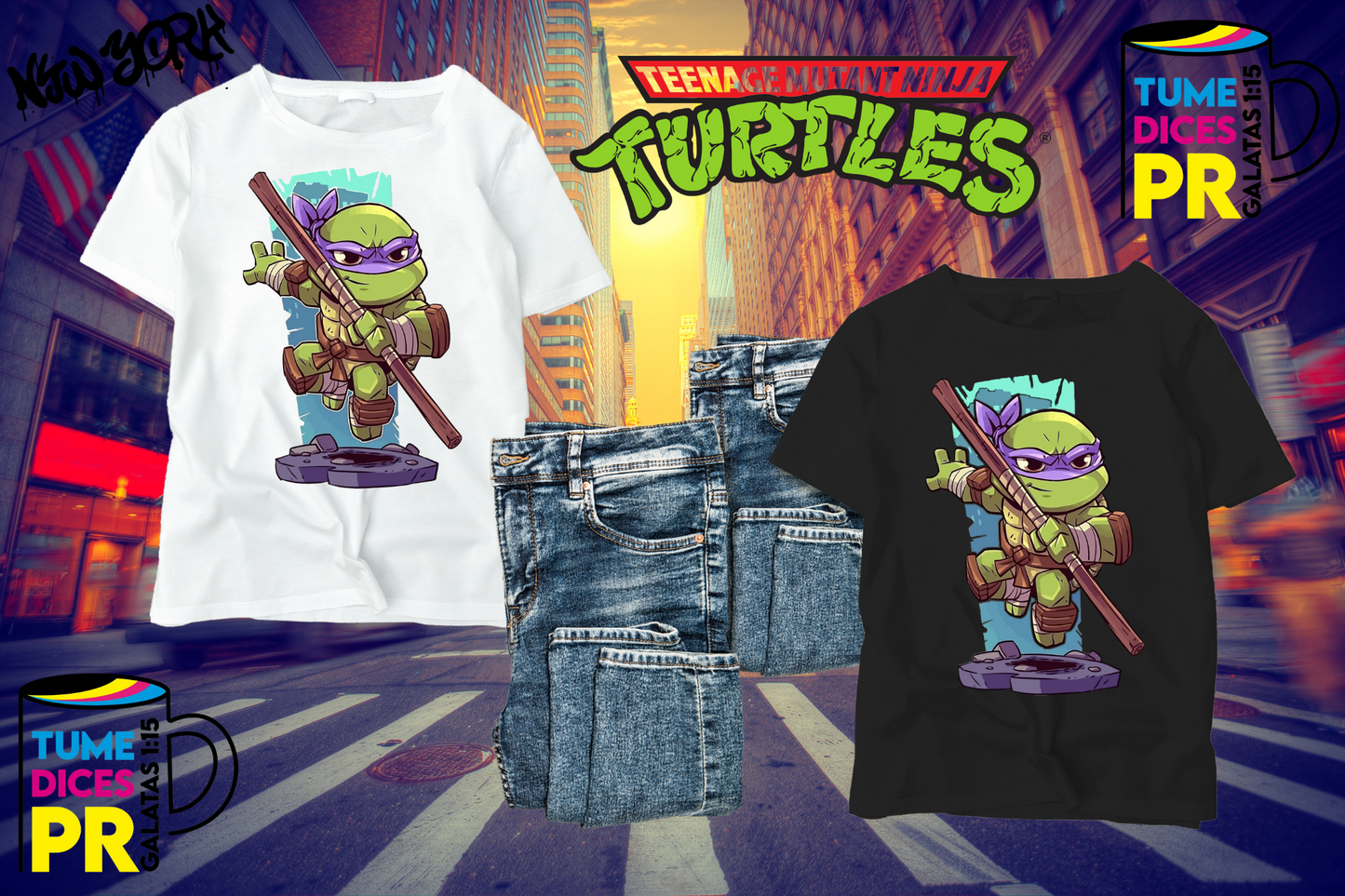 Camiseta NINJA TURTLES