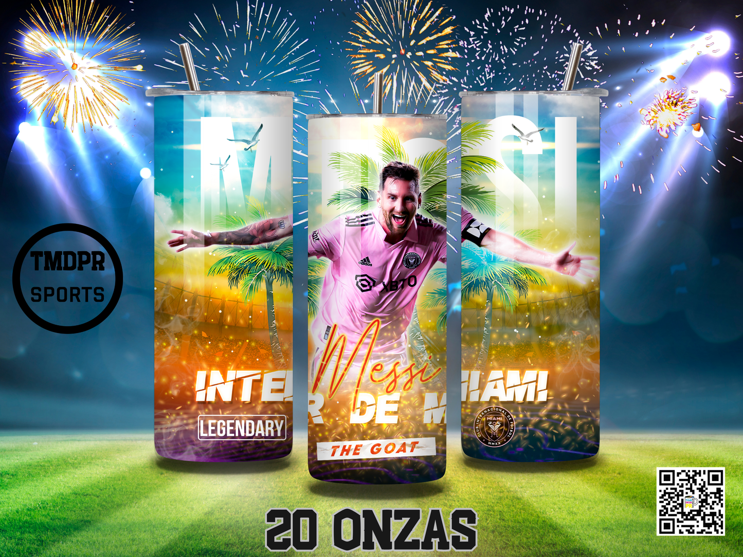 MESSI Skinny Tumbler