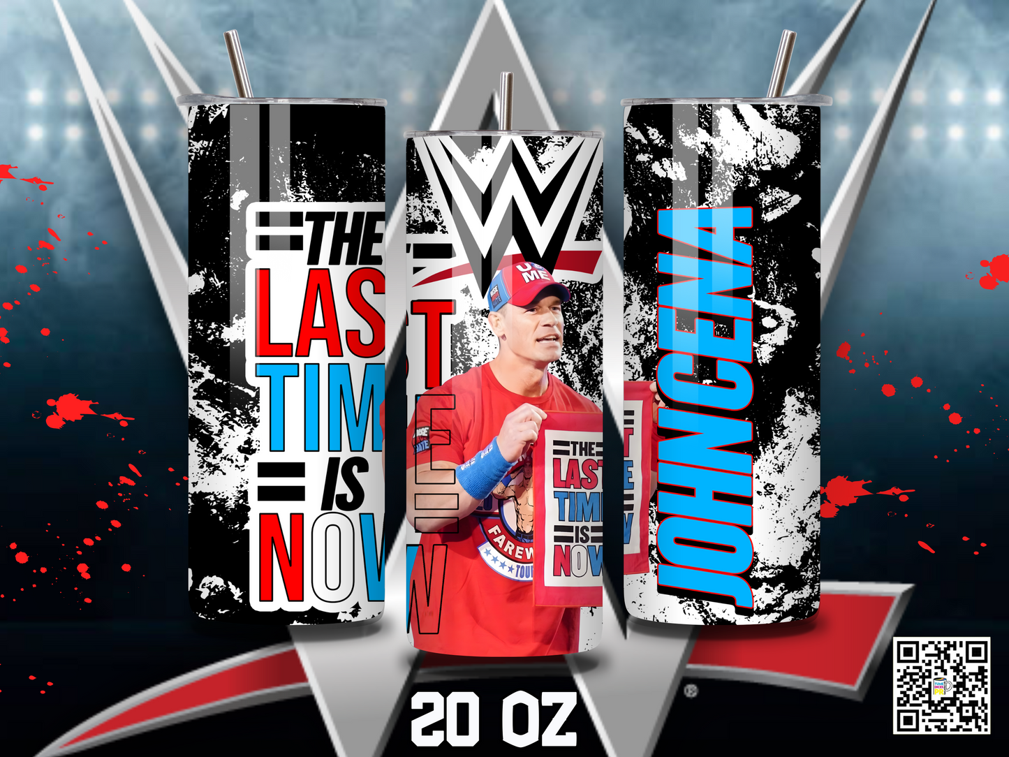 LUCHA LIBRE WWE Skinny Tumbler