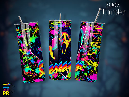 Tumbler Halloween 1 Skinny 20 oz | Personalizable | Mantiene frío y calor