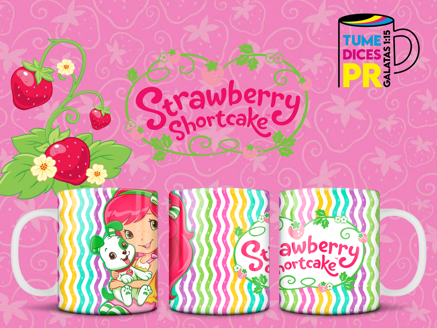 Taza Strawberry Shortcake