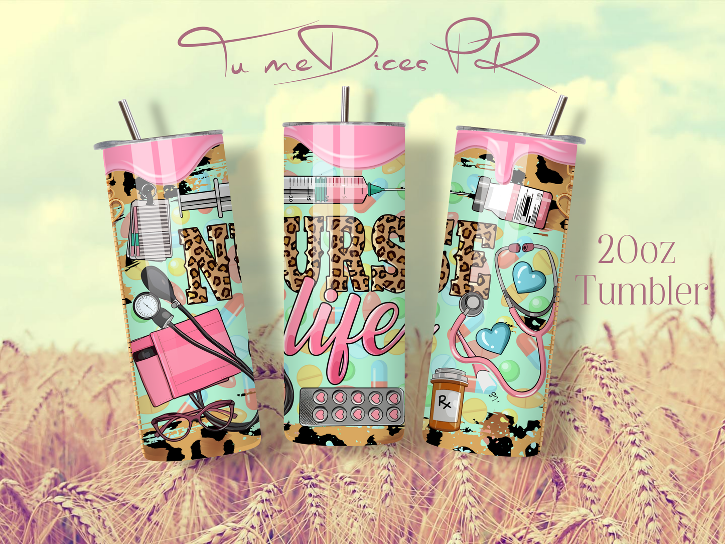 ENFERMER@S 2 Skinny Tumbler