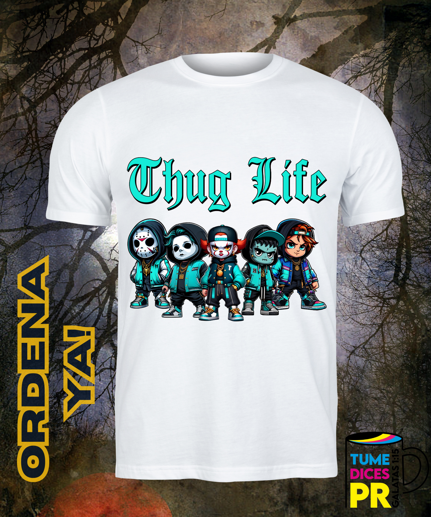 Camiseta Halloween THUG LIFE 5