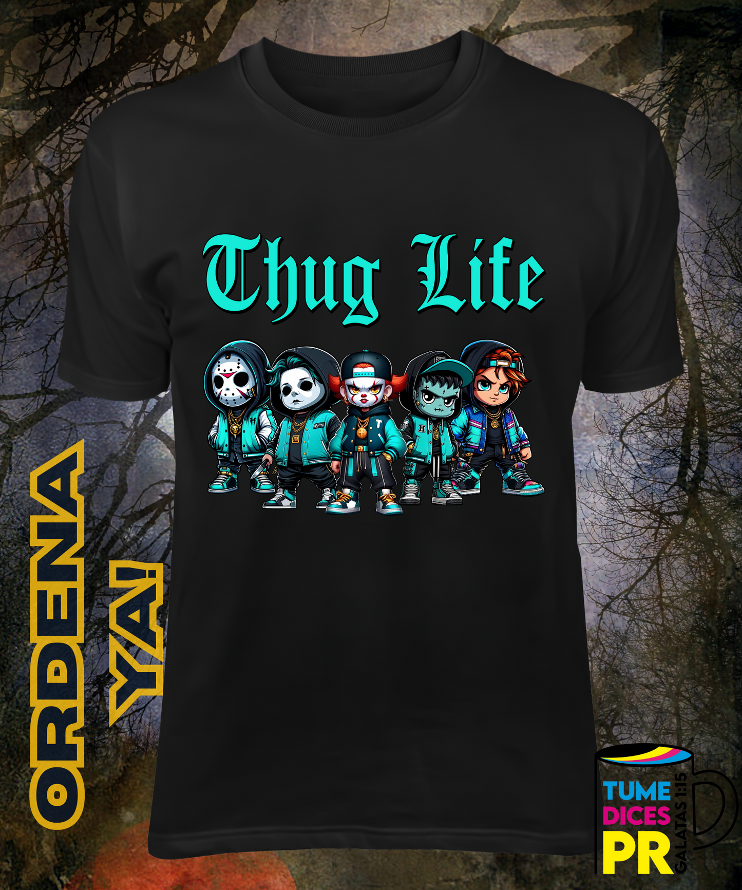 Camiseta Halloween THUG LIFE 5