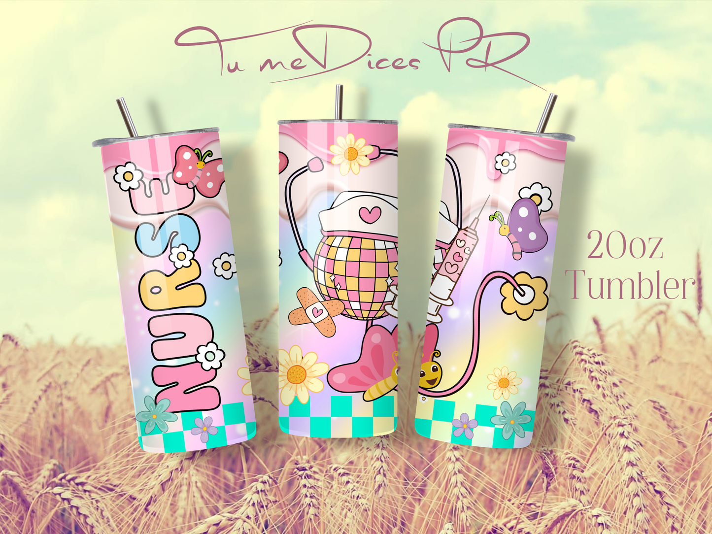 ENFERMER@S 2 Skinny Tumbler