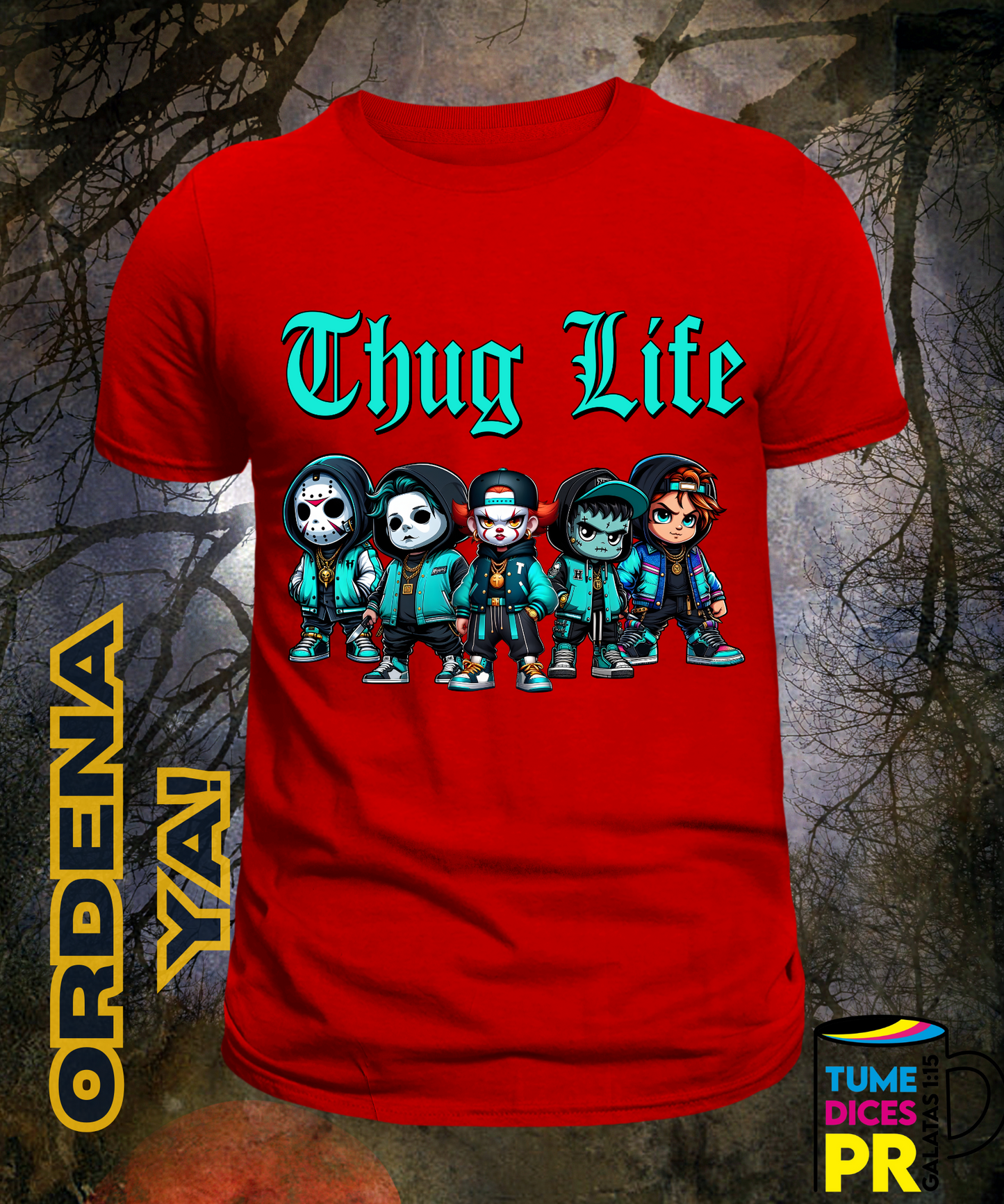 Camiseta Halloween THUG LIFE 5