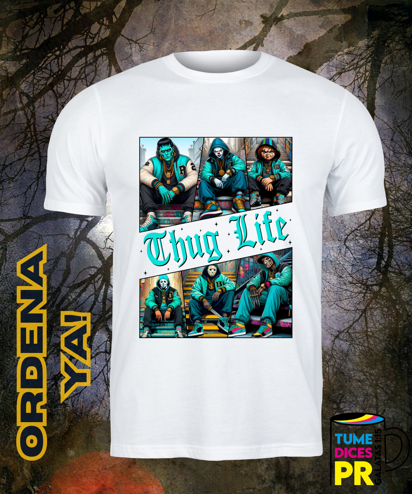 Camiseta Halloween THUG LIFE 5