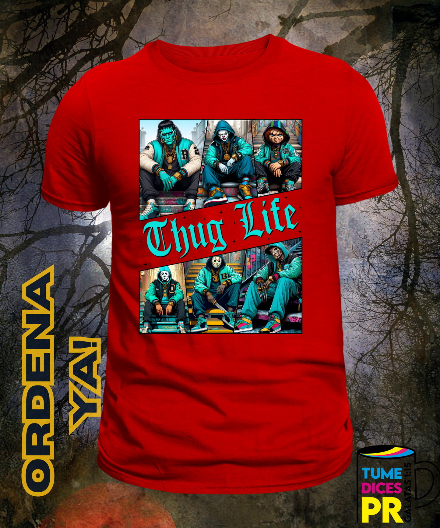 Camiseta Halloween THUG LIFE 5