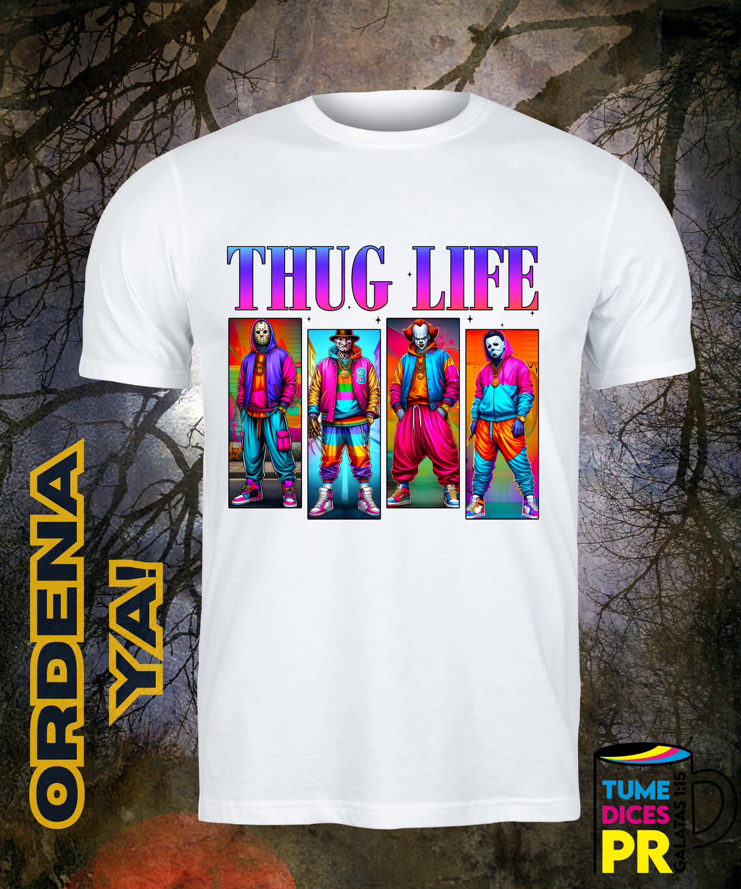 Camiseta Halloween THUG LIFE 5