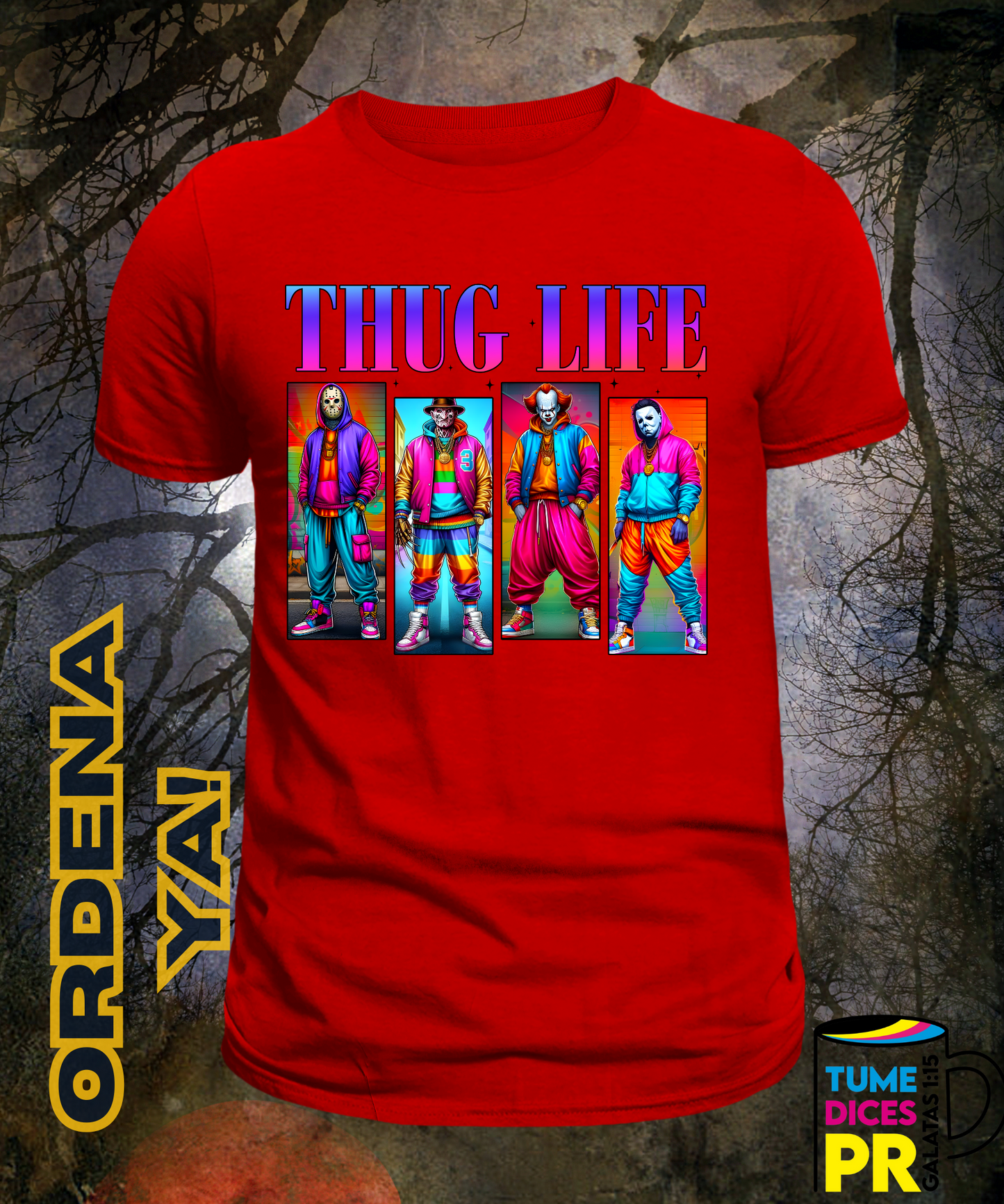 Camiseta Halloween THUG LIFE 5