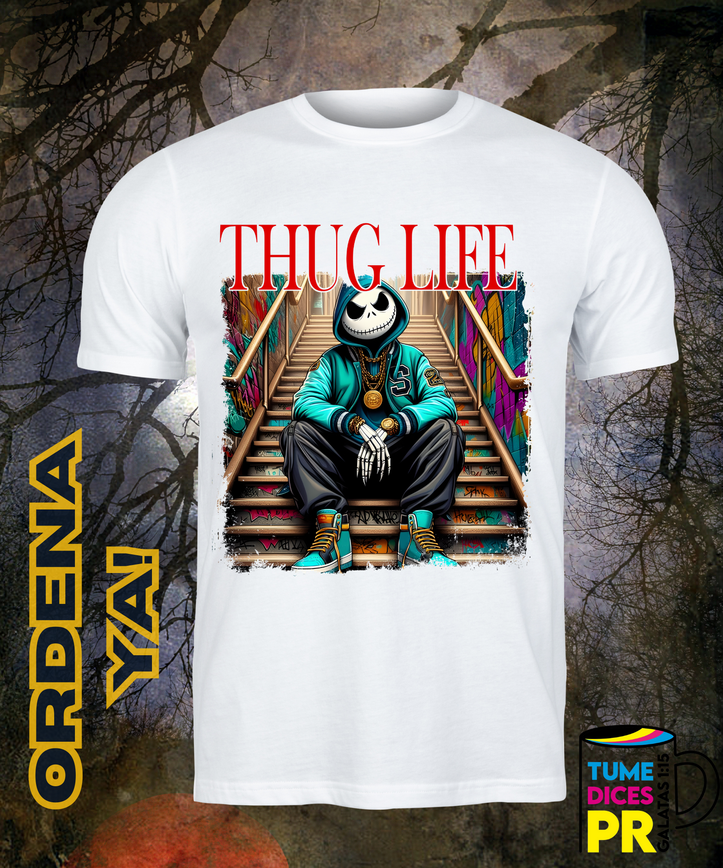 Camiseta Halloween THUG LIFE 5