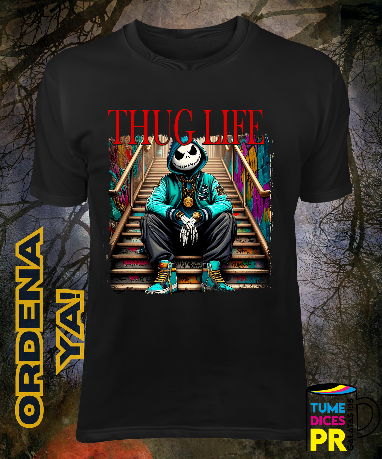 Camiseta Halloween THUG LIFE 5
