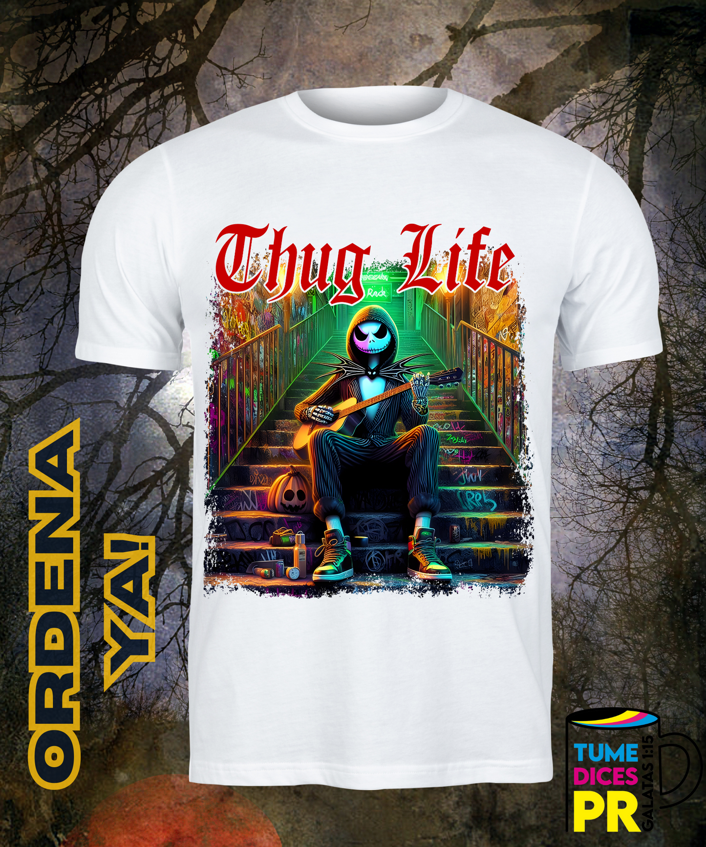 Camiseta Halloween THUG LIFE 5