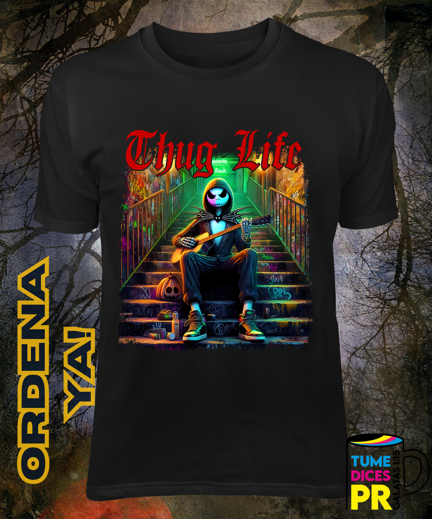 Camiseta Halloween THUG LIFE 5
