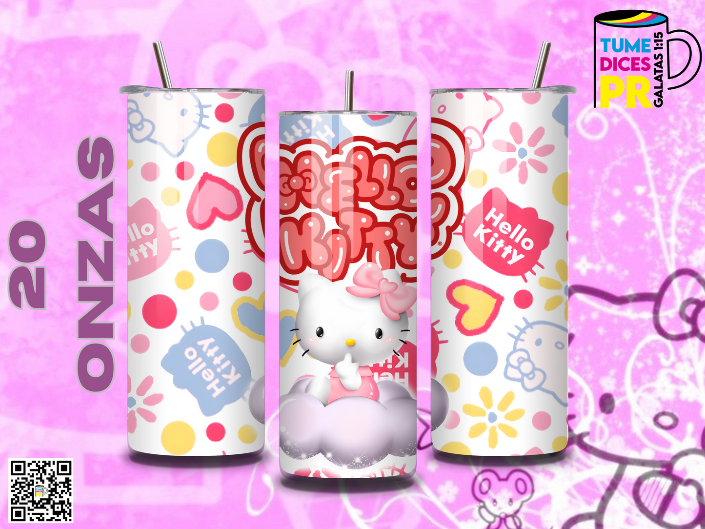 HELLO KITTY Skinny Tumbler