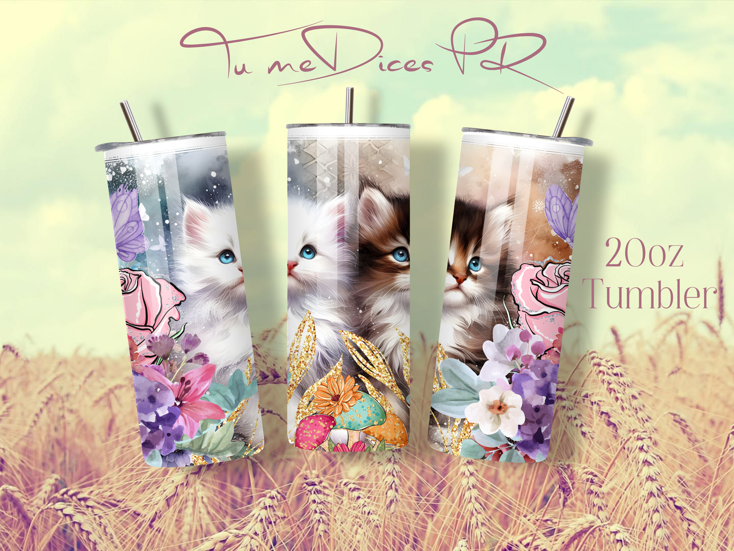 Animales Random Skinny Tumbler