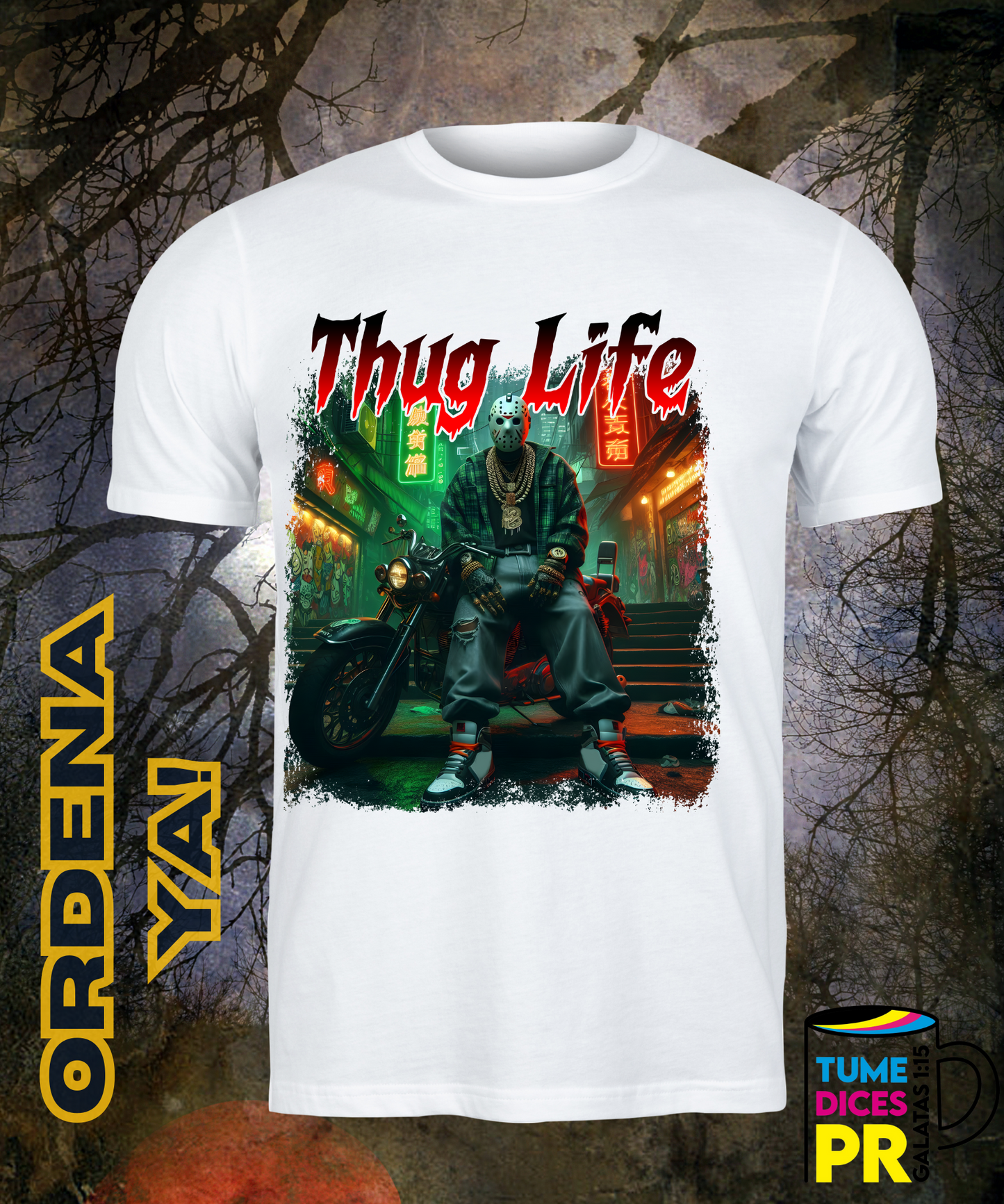 Camiseta Halloween THUG LIFE 5