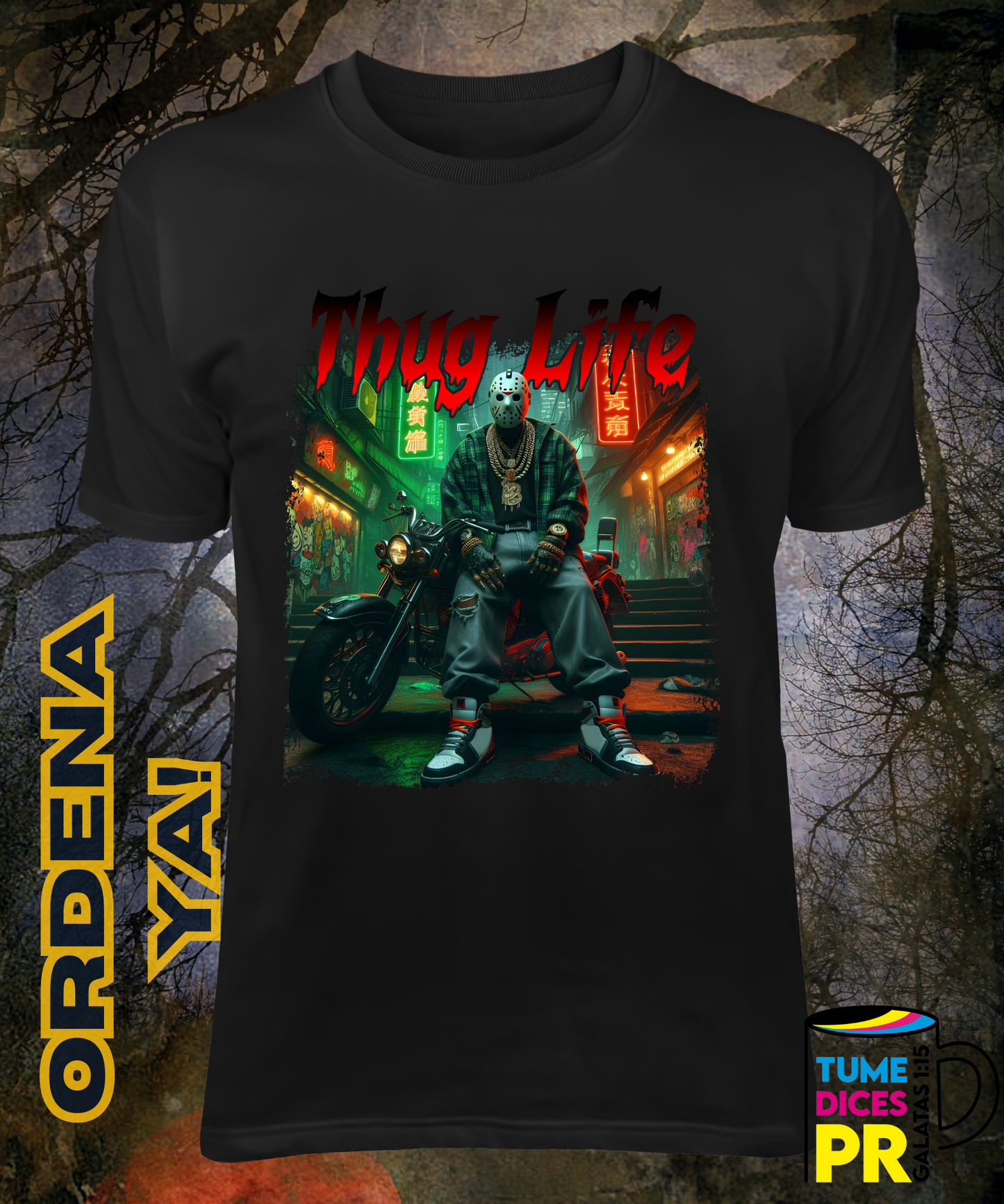 Camiseta Halloween THUG LIFE 5