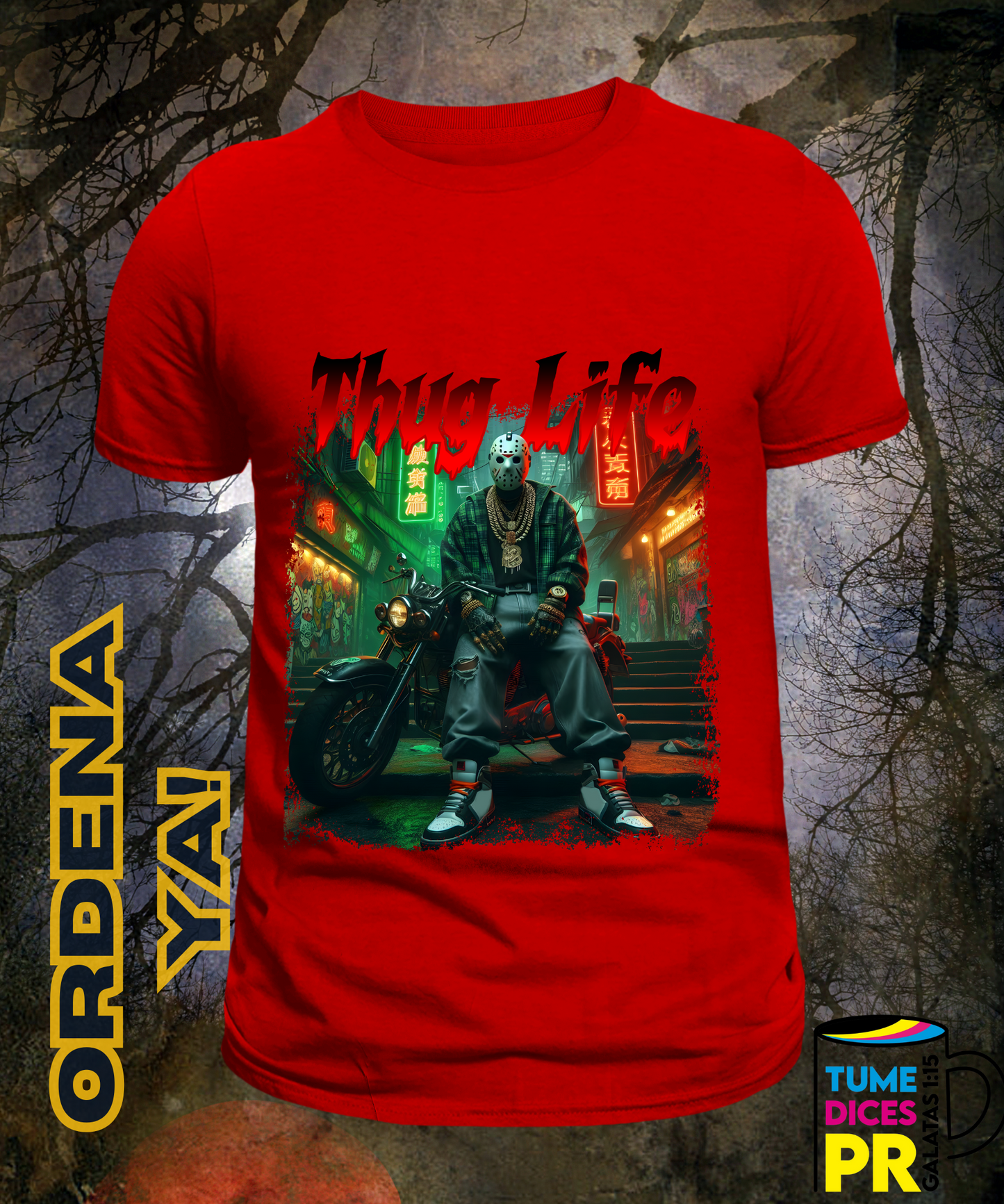 Camiseta Halloween THUG LIFE 5