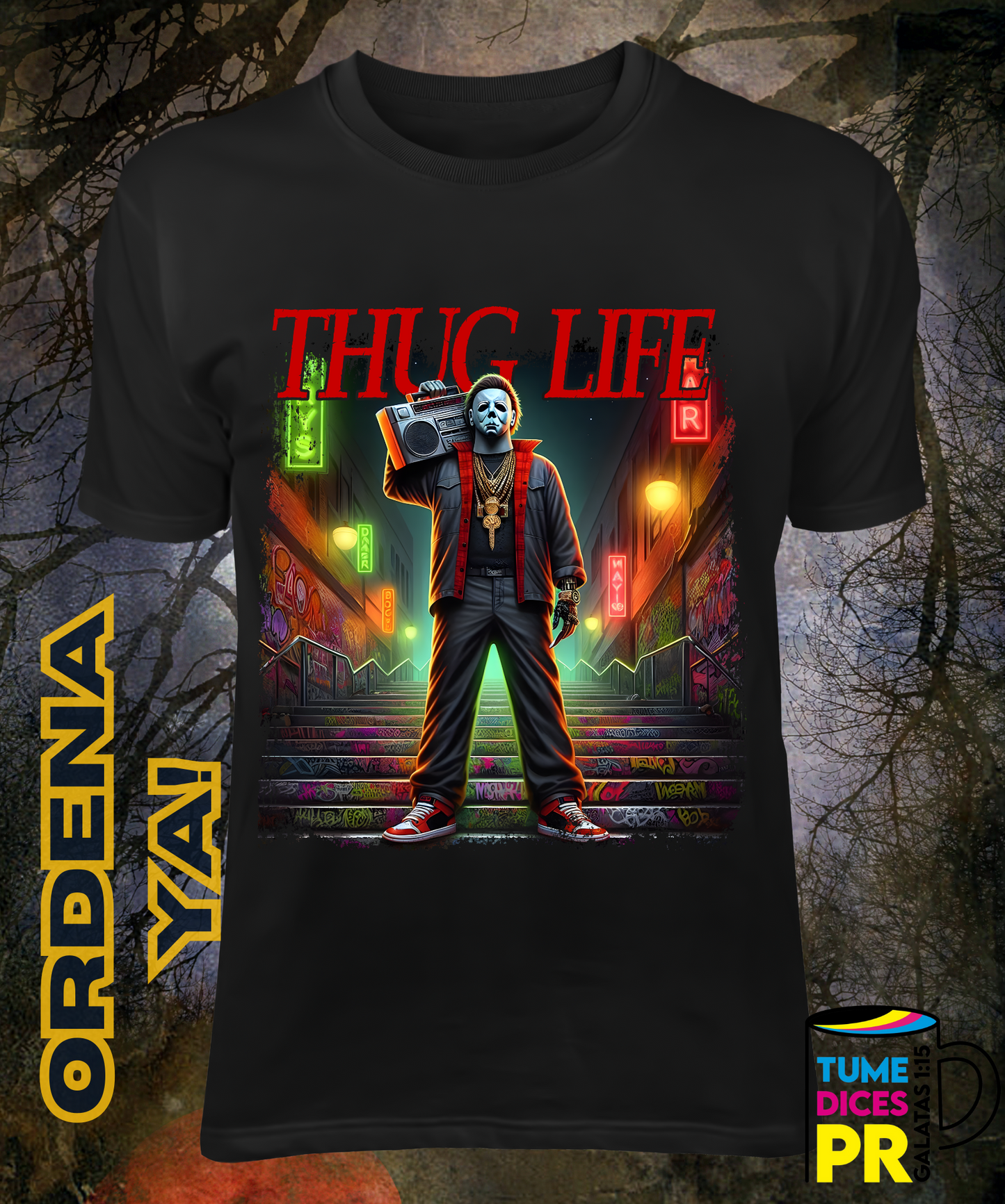 Camiseta Halloween THUG LIFE 5