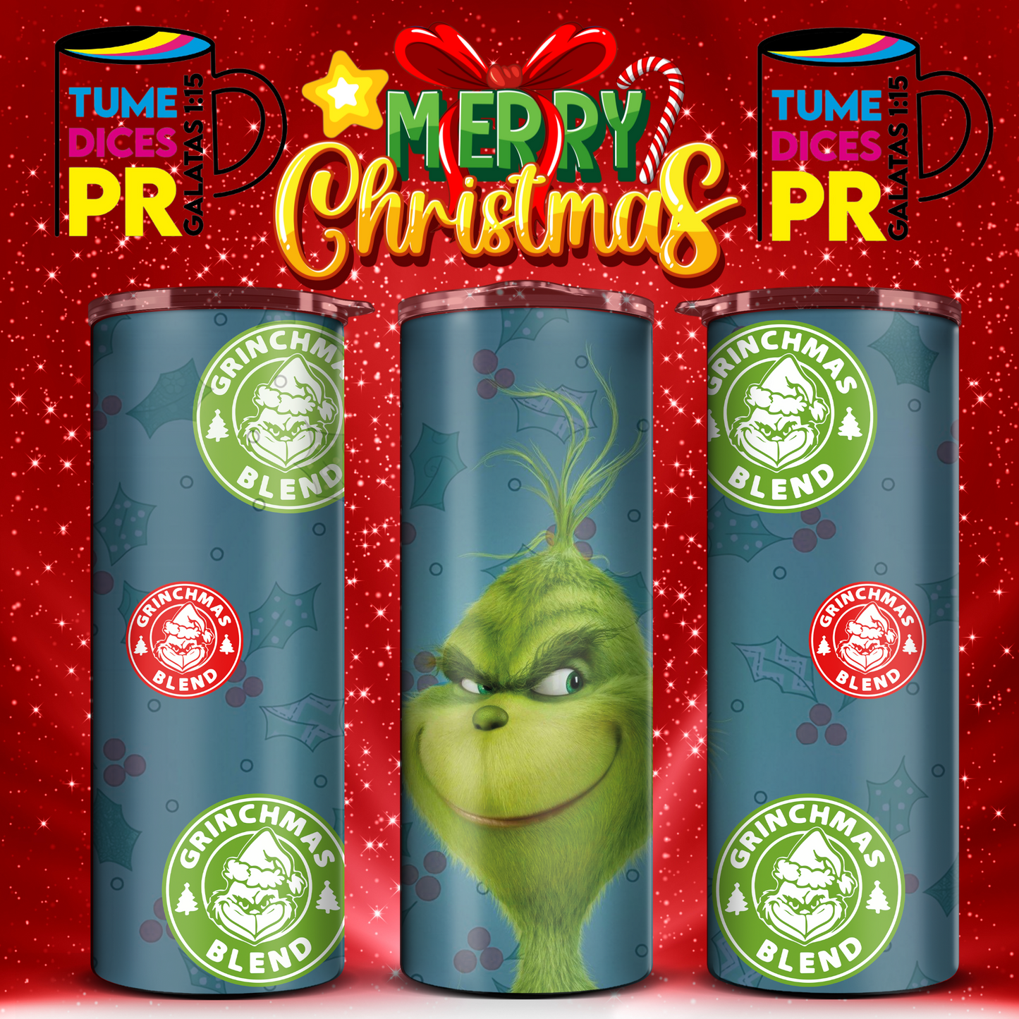 NAVIDAD 2 Skinny Tumbler