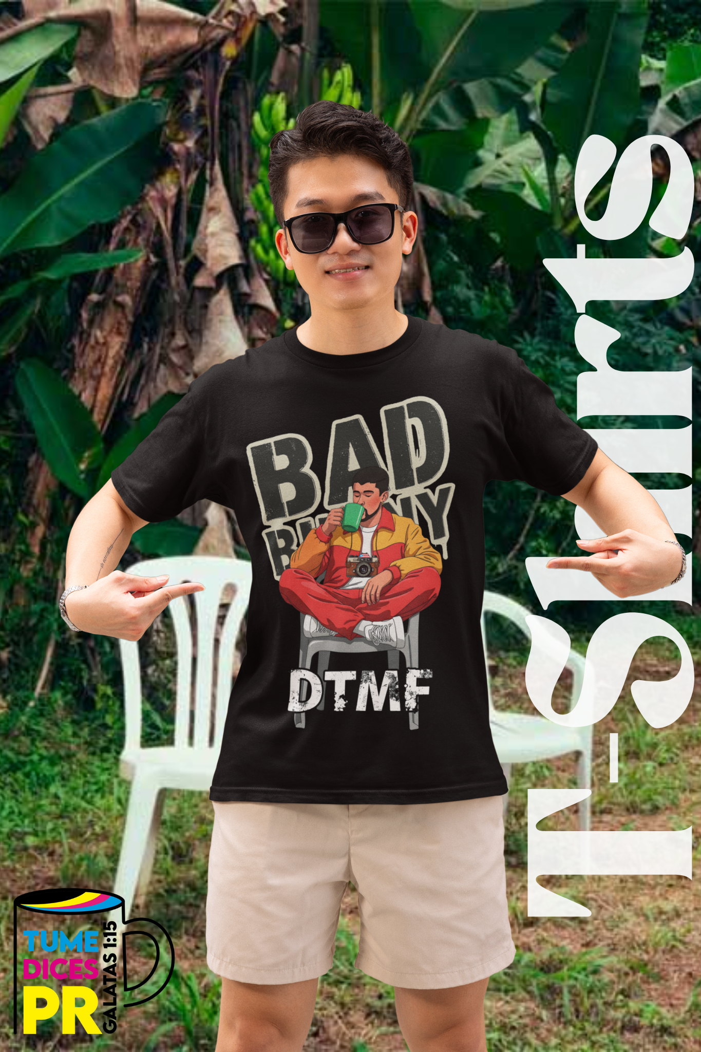 Camiseta BAD BUNNY DTMF 3