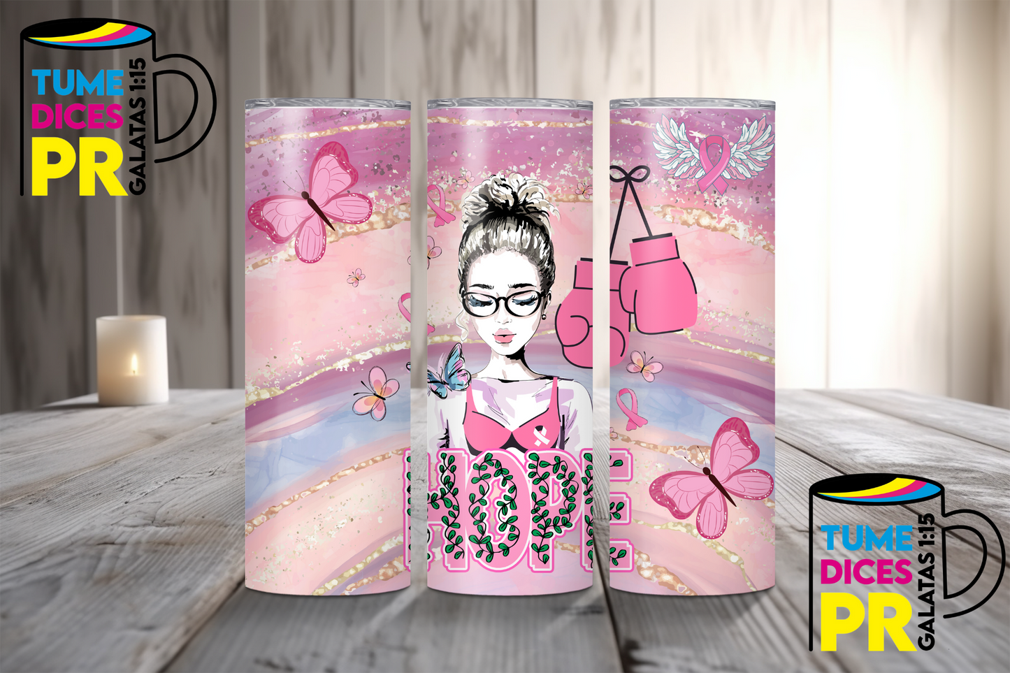CANCER Skinny Tumbler