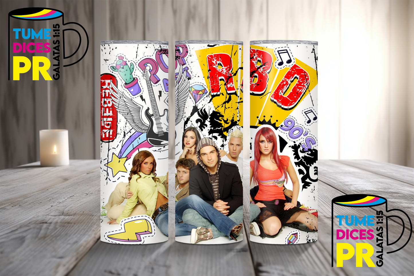 REBELDE Skinny Tumbler