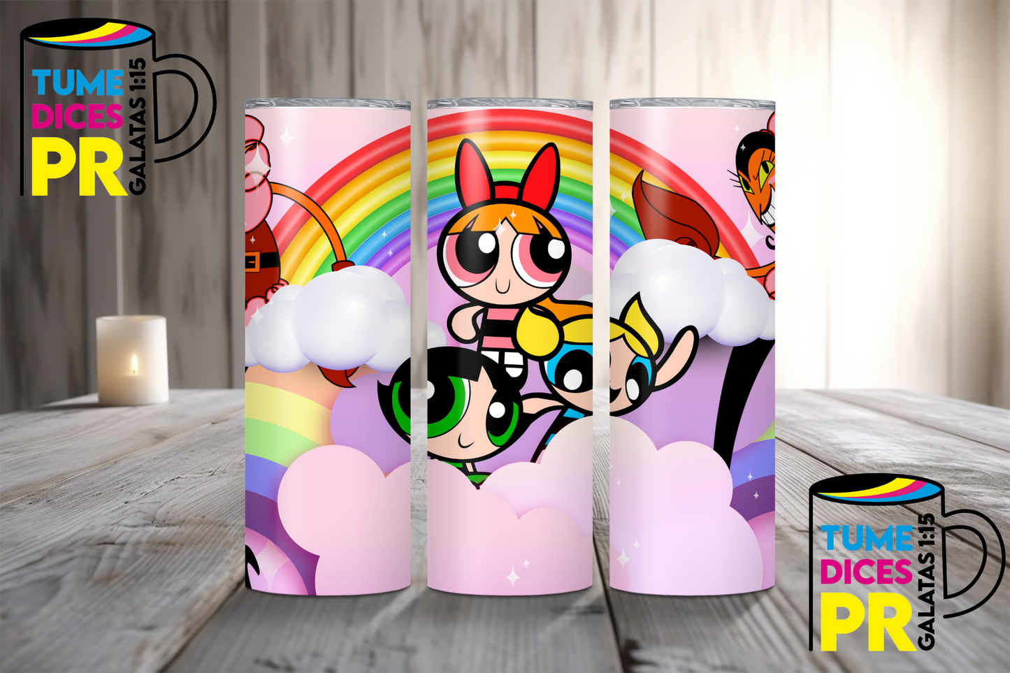 POWERPUFF GIRLS Skinny Tumbler
