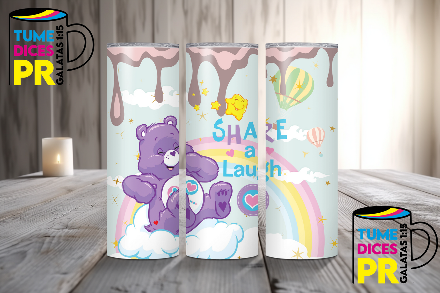 CARE BEARS Skinny Tumbler