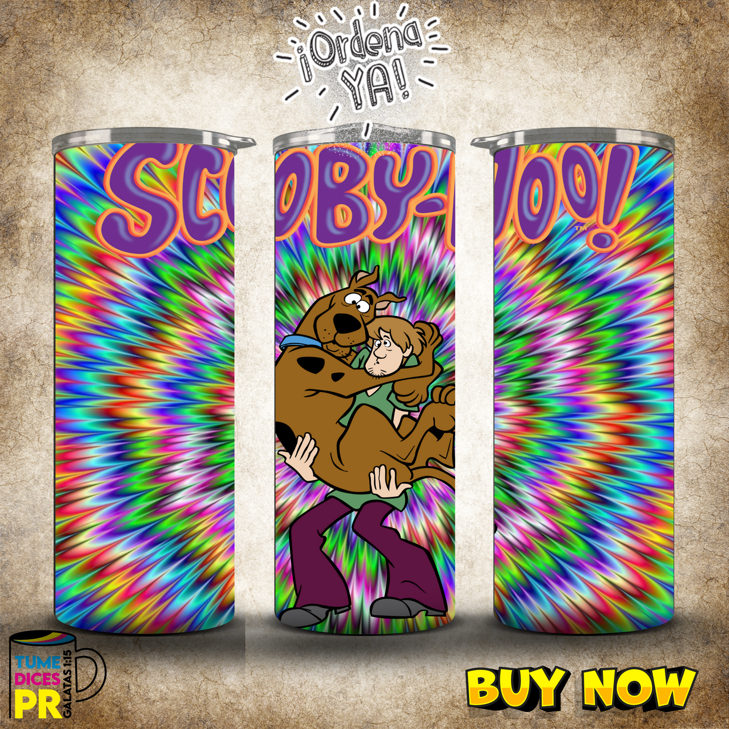 SCOOBY DOO Skinny Tumbler