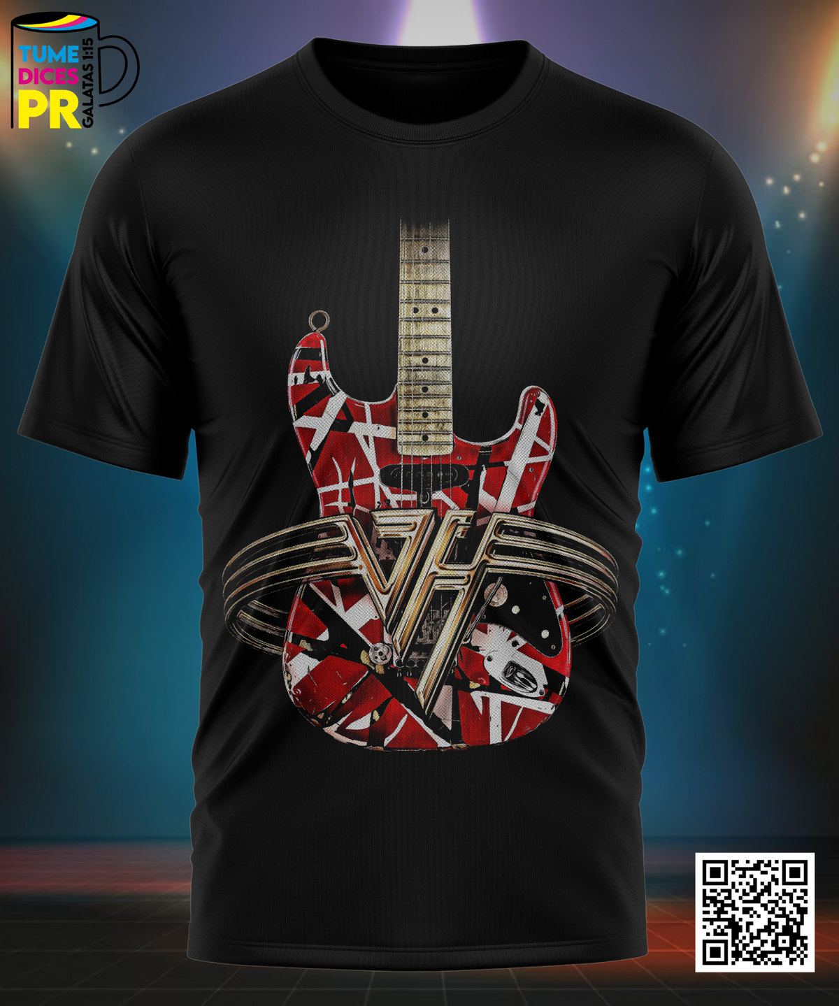 Camiseta VAN HALEN | Algodón y poliéster | Tallas S–XL