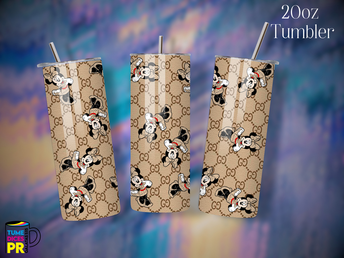 Tumbler Mundo Mágico 1 Skinny 20 oz | Personalizable | Mantiene frío y calor