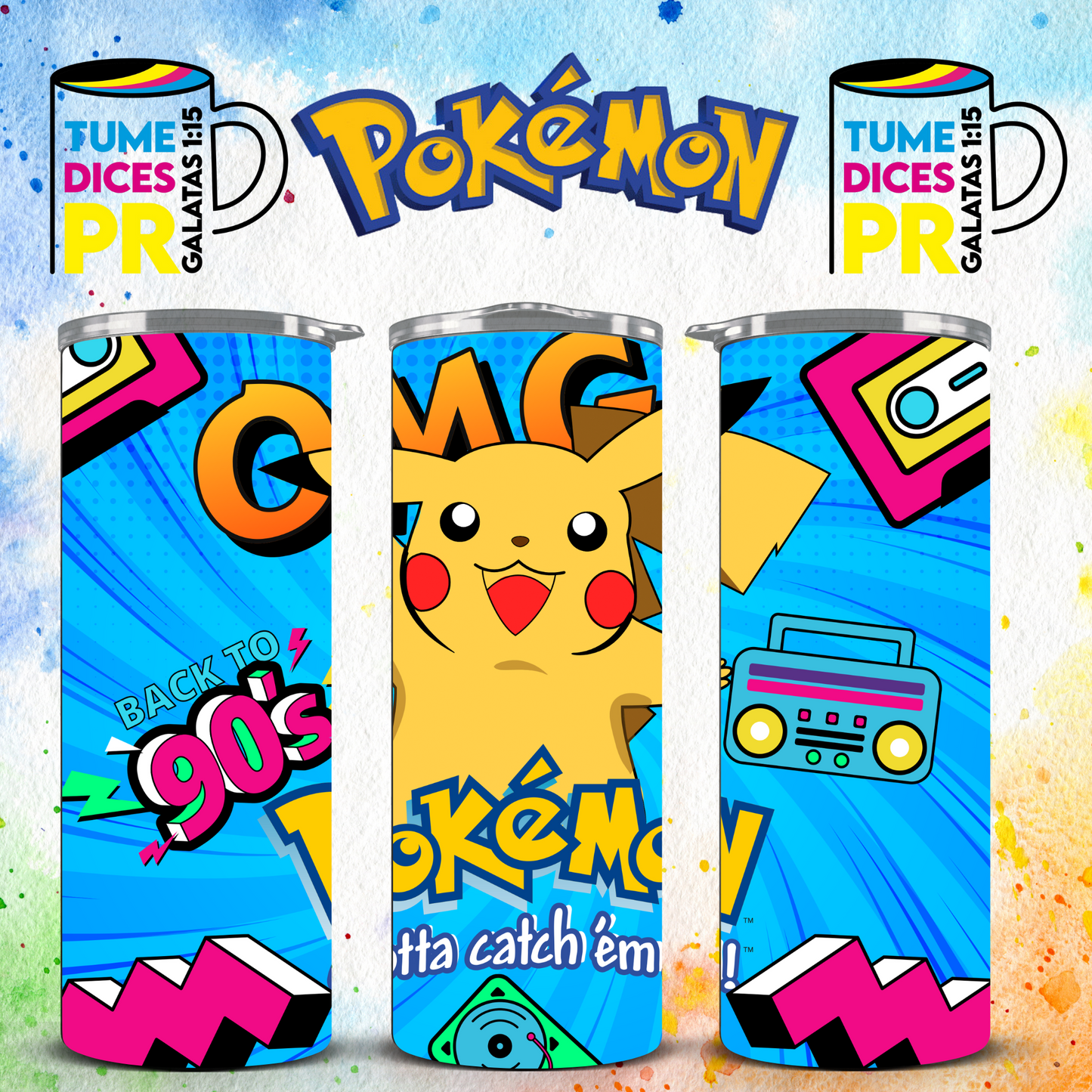POKEMON Skinny Tumbler 2