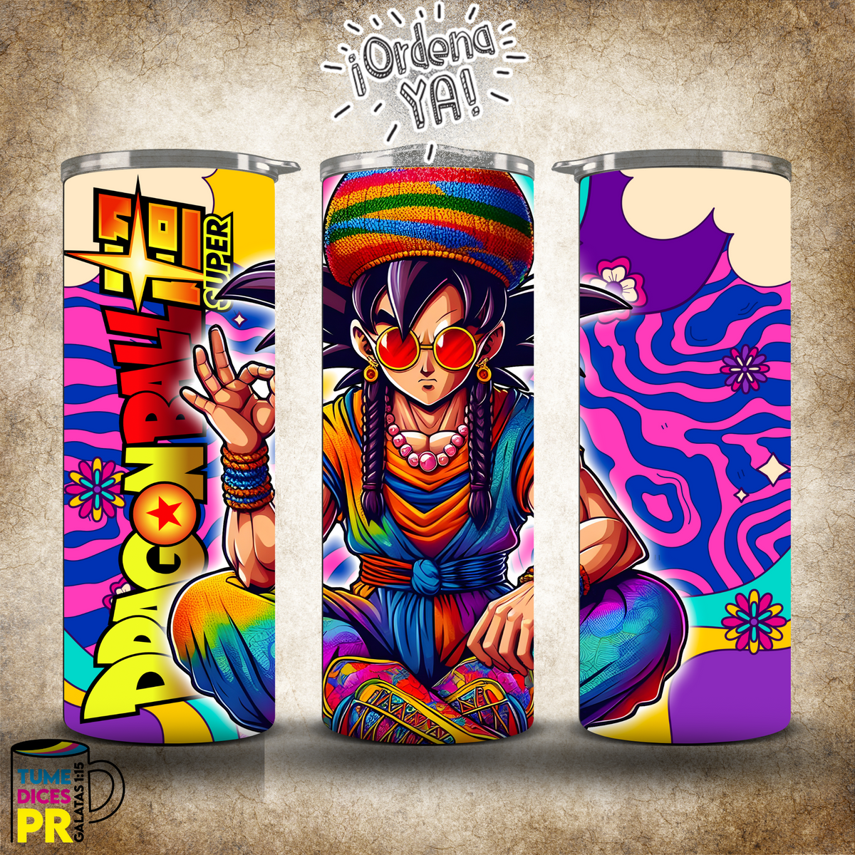 Tumbler Anime 1 Skinny 20 oz | Personalizable | Mantiene frío y calor