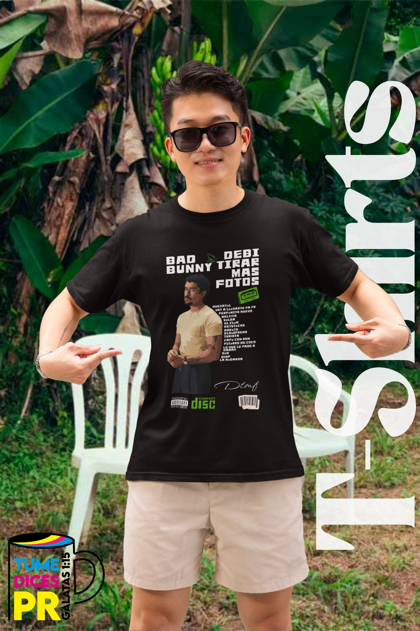 Camiseta BAD BUNNY DTMF 3