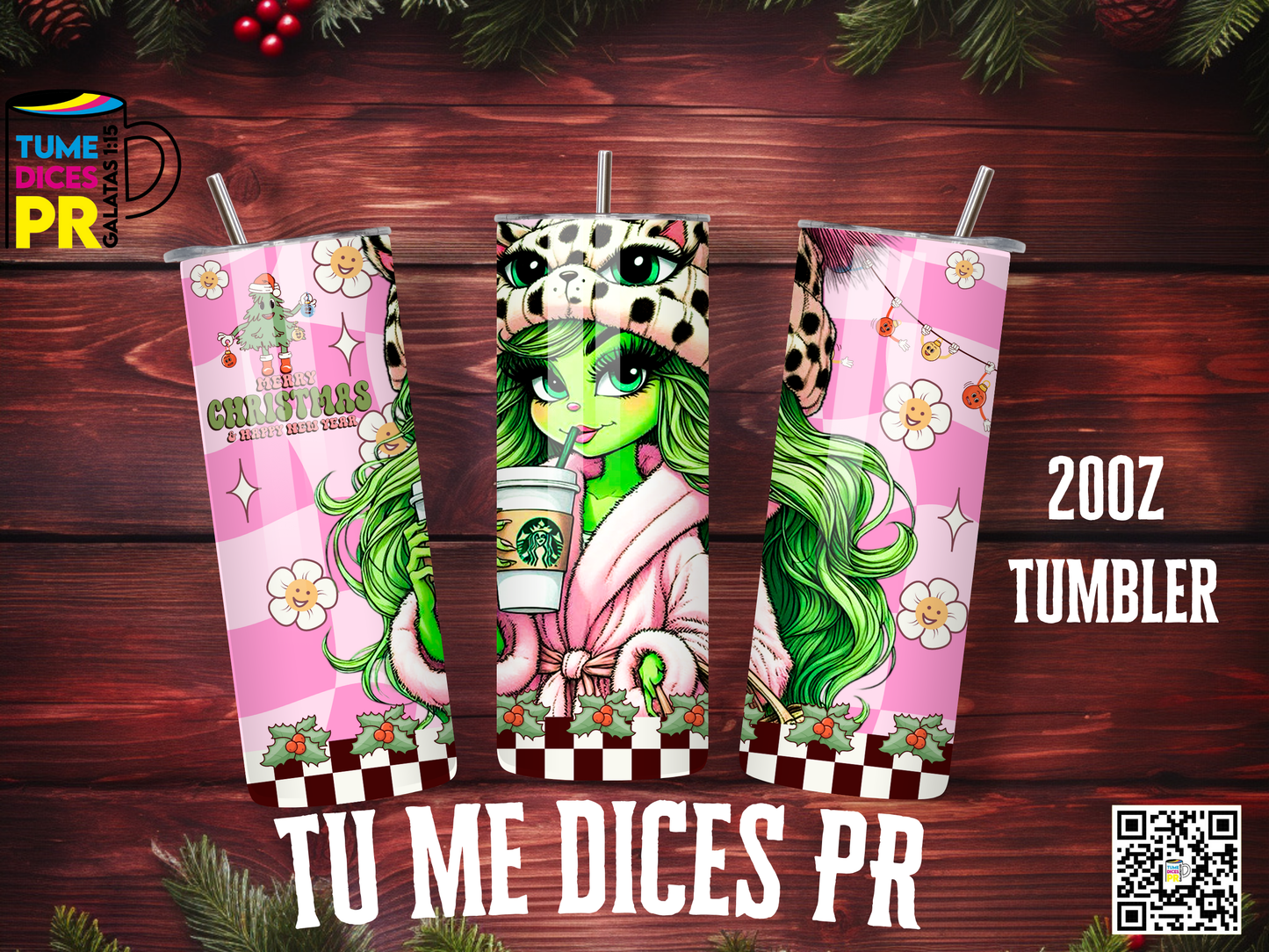 NAVIDAD 3 Skinny Tumbler