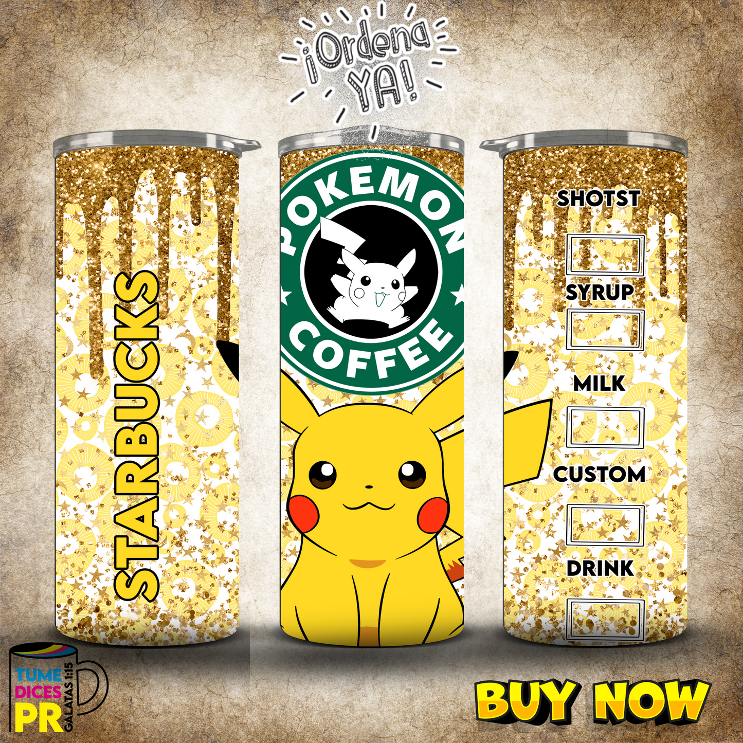 POKEMON Skinny Tumbler 2