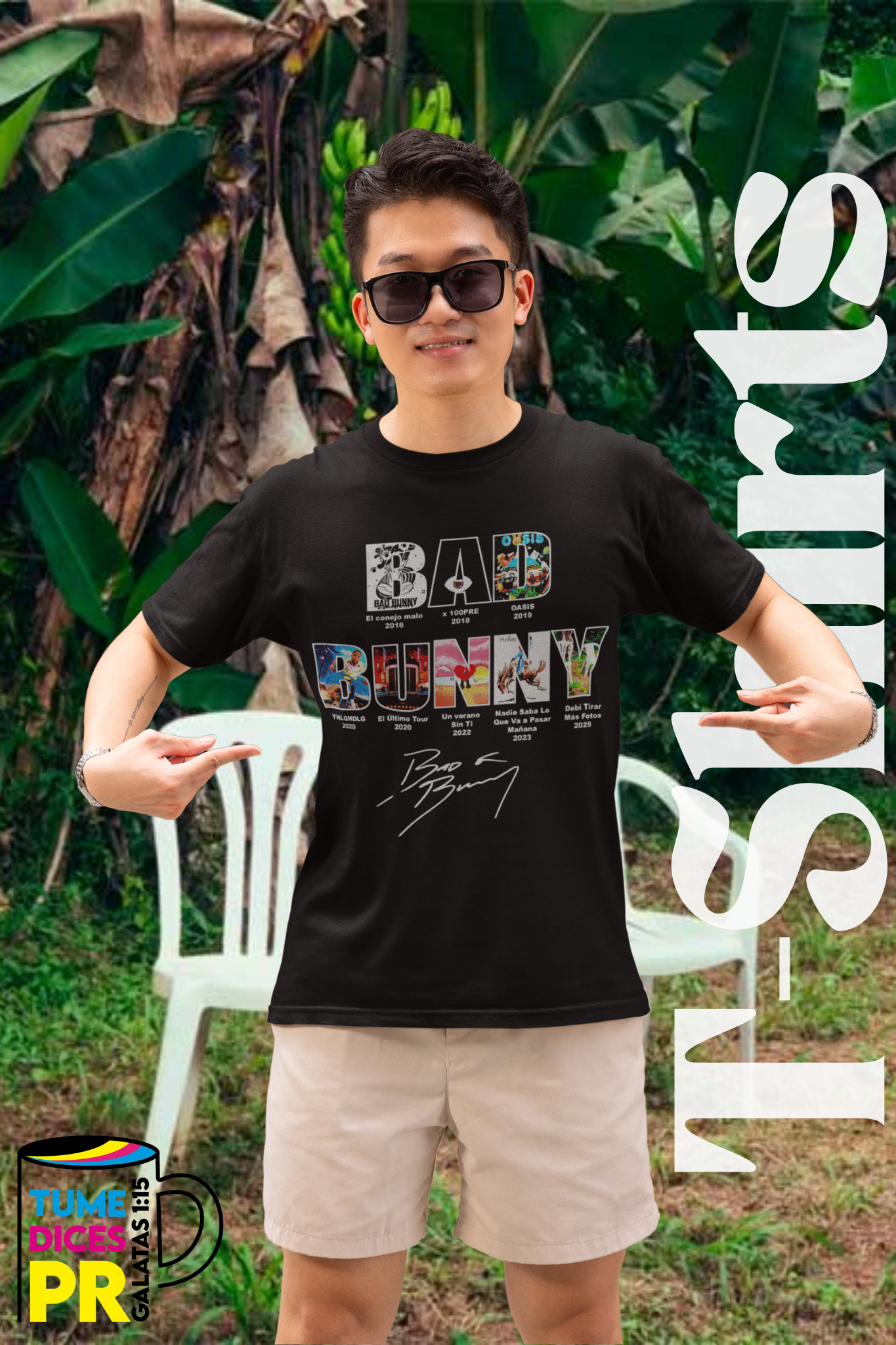 Camiseta BAD BUNNY DTMF 3
