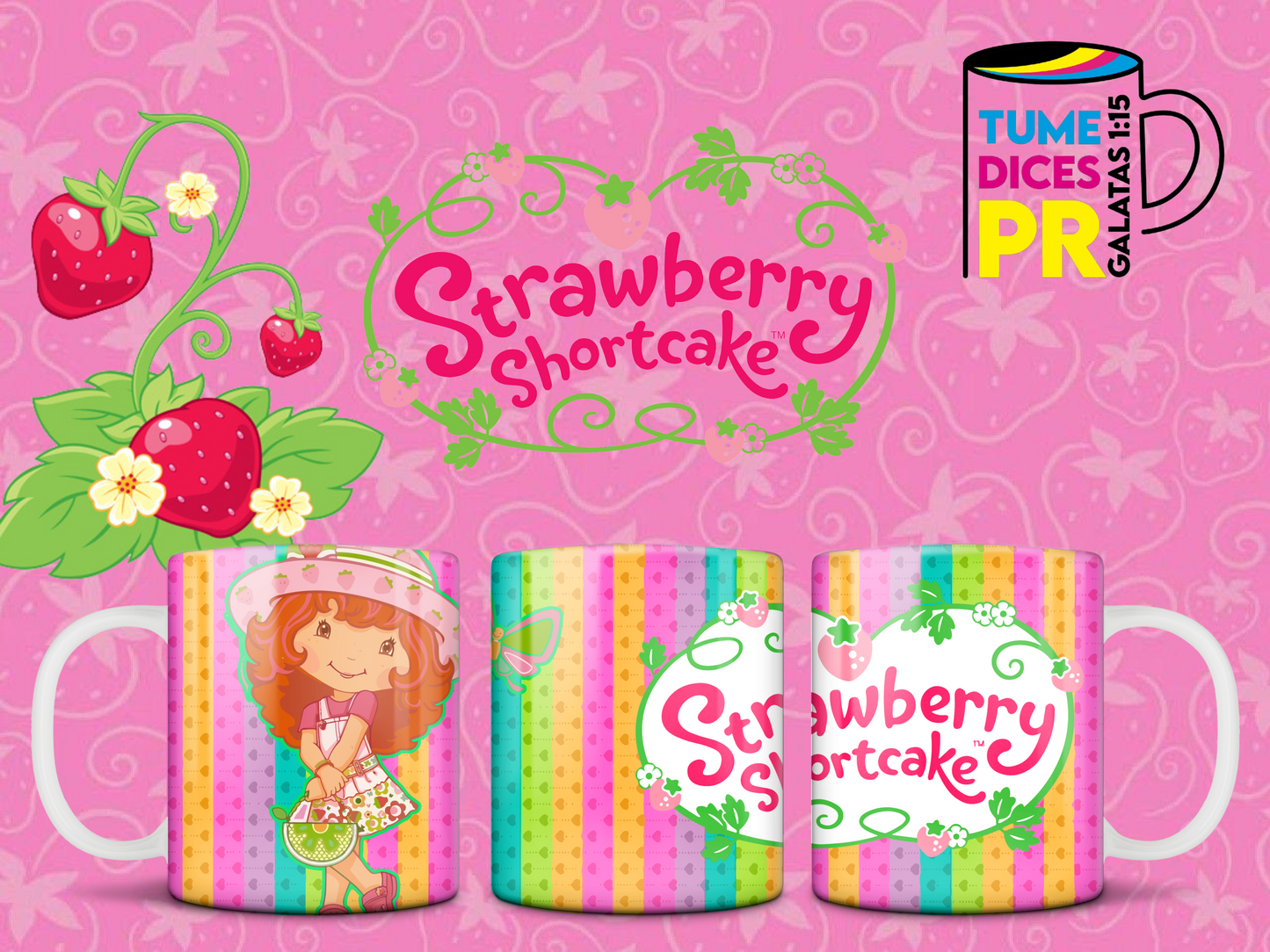 Taza Strawberry Shortcake